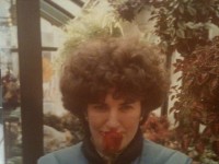 Faneuil Hall, Boston, 1977. I should have used hair gel in college. What was I thinking?