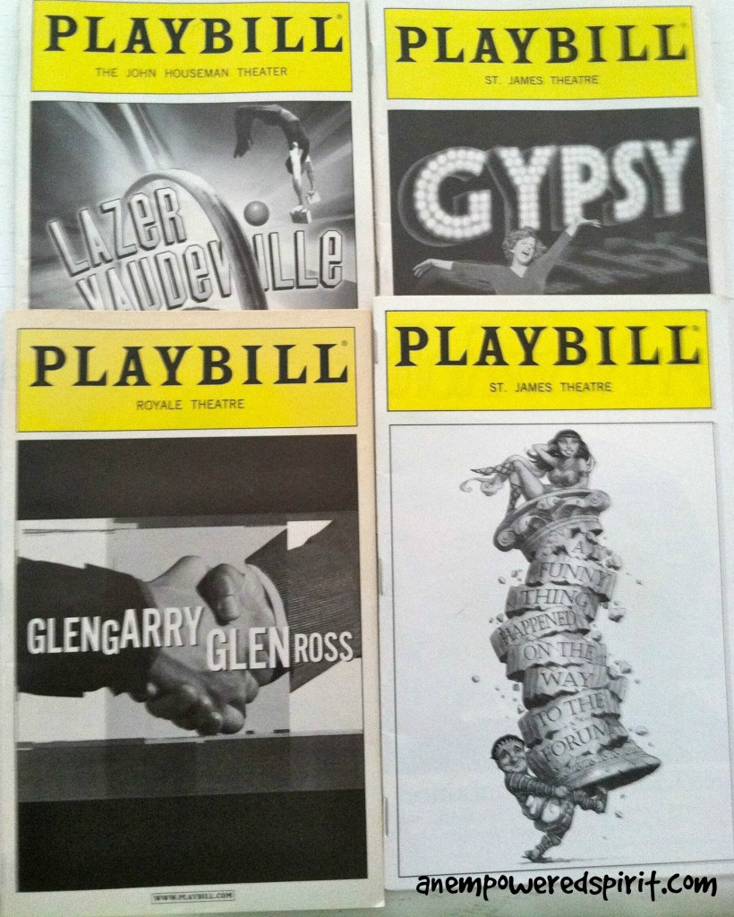 Our Collection of Broadway Playbills Tells The Story Of Our LIves | An ...